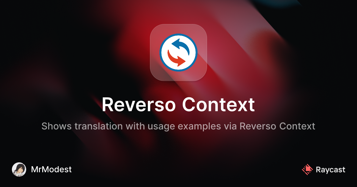 raycast-store-reverso-context