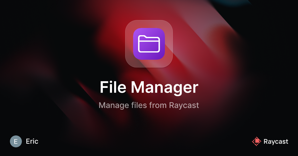 raycast-store-file-manager