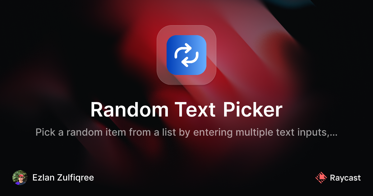 raycast-store-random-text-picker