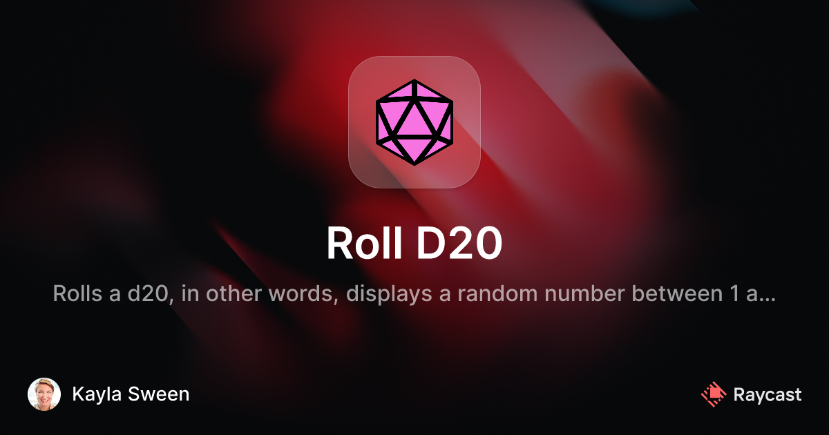 raycast-store-roll-d20