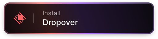 Install dropover Raycast Extension